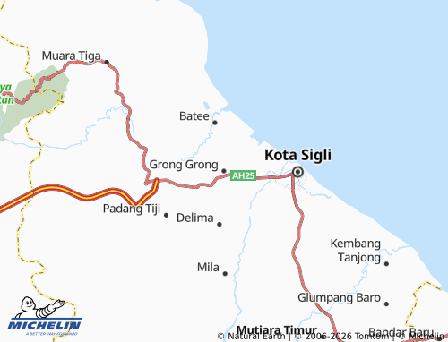 MICHELIN Grong Grong map - ViaMichelin