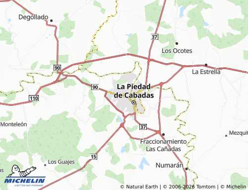 MICHELIN-Landkarte Tres Estrellas - ViaMichelin