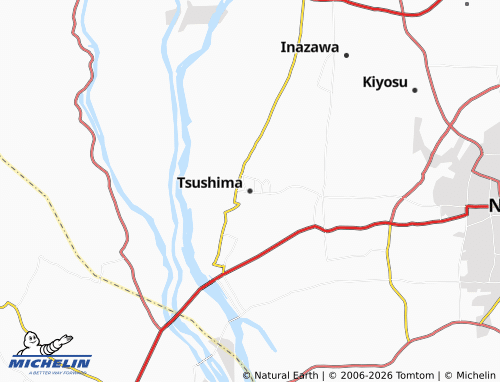 MICHELIN-Landkarte Tsushima - ViaMichelin