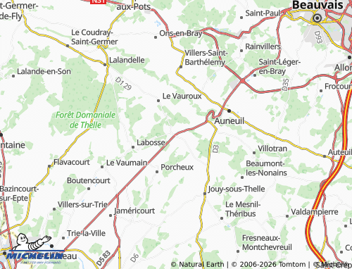 Mappa MICHELIN La Houssoye - ViaMichelin