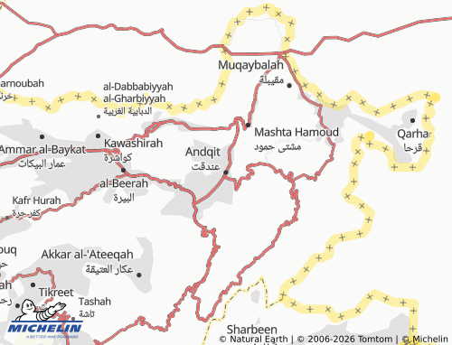 Mapa MICHELIN Andqit - ViaMichelin