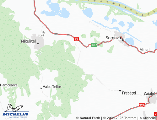 MICHELIN Telița map - ViaMichelin
