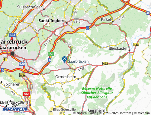 MICHELIN Heckendalheim map - ViaMichelin