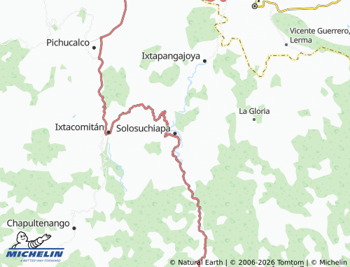 MICHELIN Solosuchiapa map - ViaMichelin