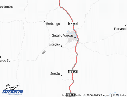 MICHELIN Santo Antônio map - ViaMichelin