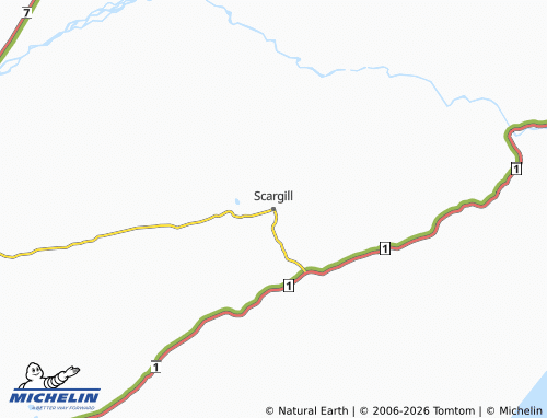 Mapa MICHELIN Scargill - ViaMichelin
