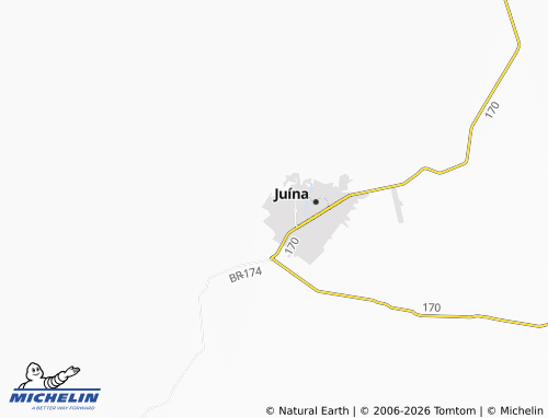 MICHELIN Cidade Alta map - ViaMichelin