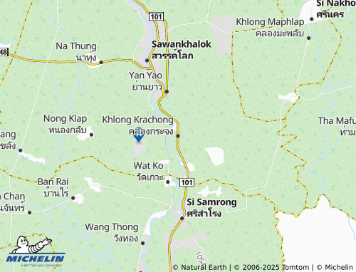 MICHELIN Khlong Krachong map - ViaMichelin