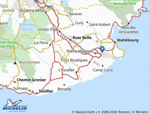 MICHELIN Gros Bois map - ViaMichelin
