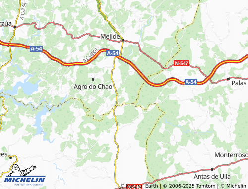MICHELIN Barazón (Santa María) map - ViaMichelin