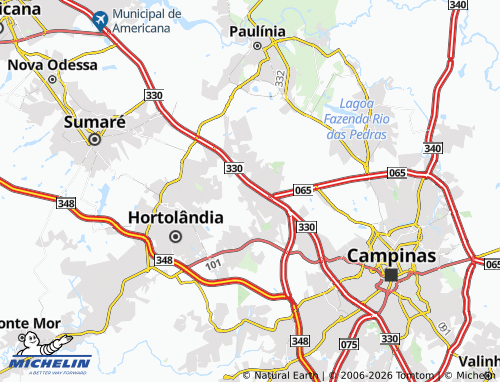 MICHELIN Nova Aparecida map - ViaMichelin