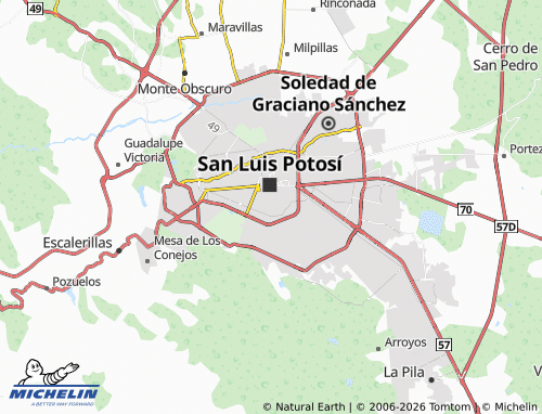 Mapa MICHELIN Niños Héroes - ViaMichelin