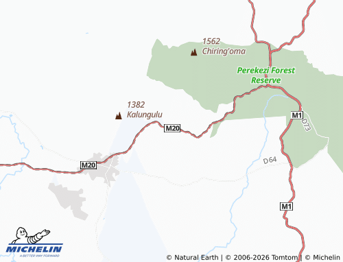 Mappa MICHELIN Mzikowoola - ViaMichelin