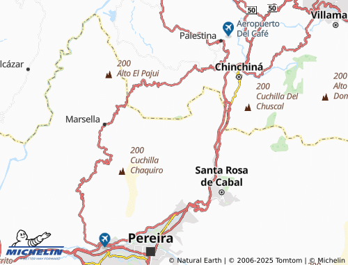 MICHELIN La Estrella map - ViaMichelin