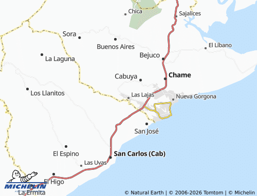Mappa MICHELIN Las Lajas - ViaMichelin