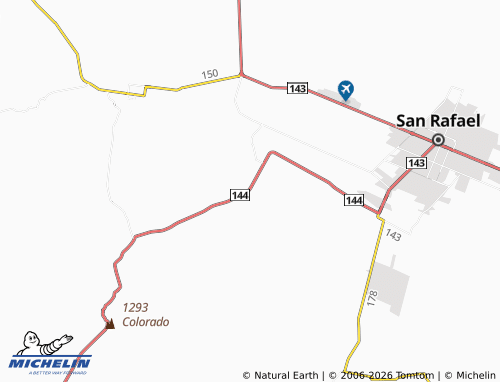 Mappa MICHELIN Cuadro Benegas - ViaMichelin