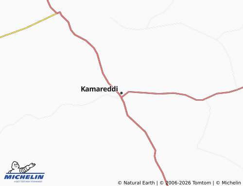 Mappa MICHELIN Kamareddi - ViaMichelin
