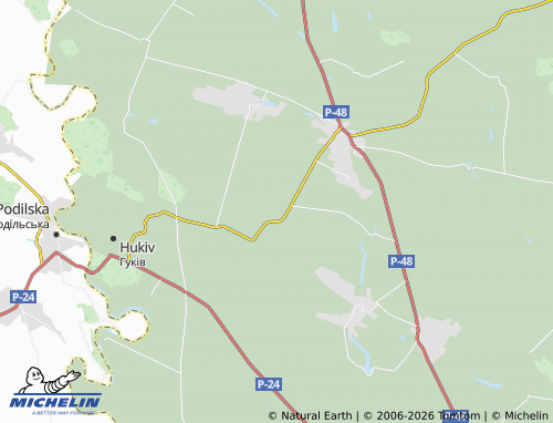 MICHELIN Ruzha map - ViaMichelin