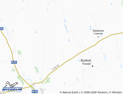 MICHELIN Markevycheve map - ViaMichelin