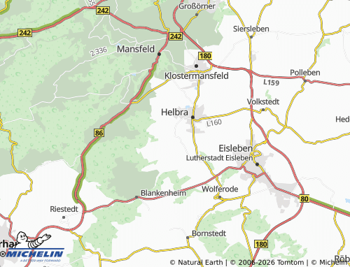 MICHELIN-Landkarte Ahlsdorf - ViaMichelin