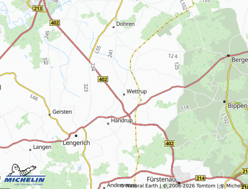 MICHELIN Wettrup map - ViaMichelin