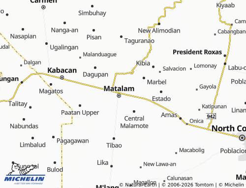 MICHELIN Kilada map - ViaMichelin