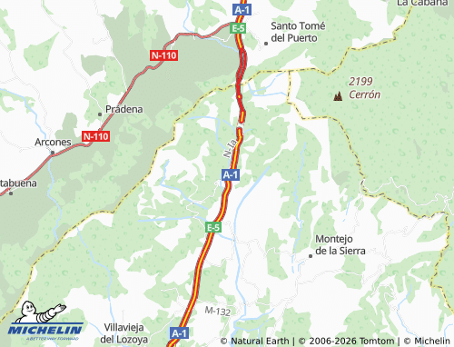 Mapa MICHELIN Robregordo - ViaMichelin