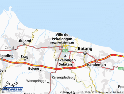 MICHELIN City of Pekalongan map - ViaMichelin