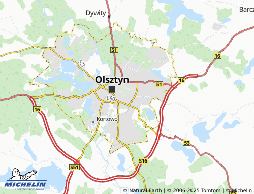 MICHELIN Kormoran map - ViaMichelin
