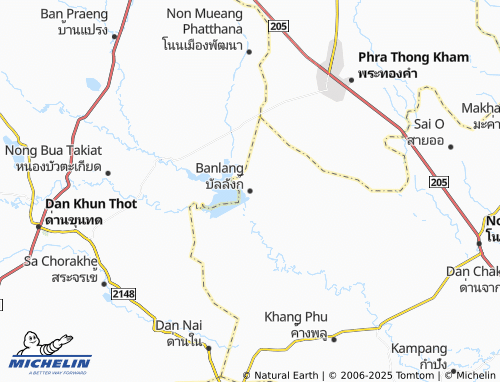 MICHELIN Banlang map - ViaMichelin