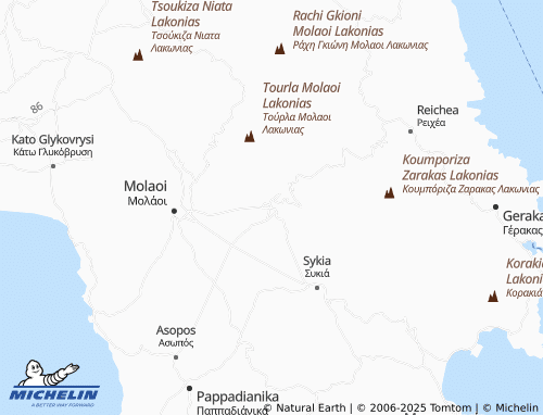 MICHELIN Metamorfosi map - ViaMichelin