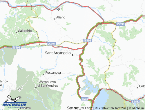 Carte MICHELIN Sant'Arcangelo - ViaMichelin