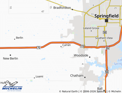 Mappa MICHELIN Curran - ViaMichelin