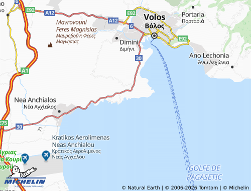 Mappa MICHELIN Kritharia - ViaMichelin