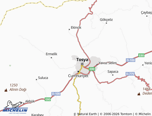 MICHELIN Harsat map - ViaMichelin