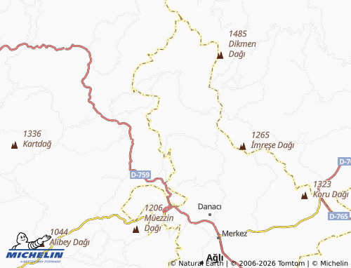Mappa MICHELIN Akçakese - ViaMichelin