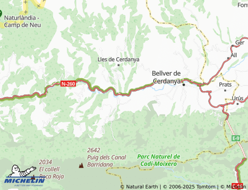 MICHELIN Martinet map - ViaMichelin