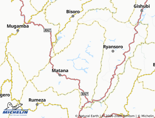 Mappa MICHELIN Nyazuba - ViaMichelin