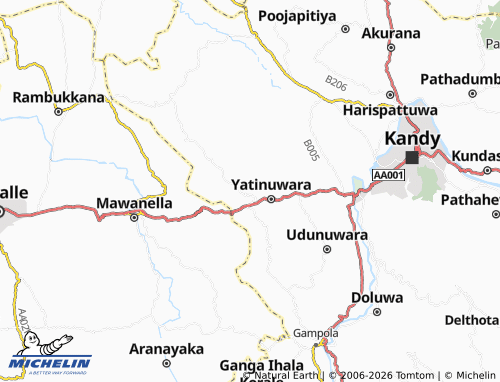 MICHELIN Mamudawala map - ViaMichelin
