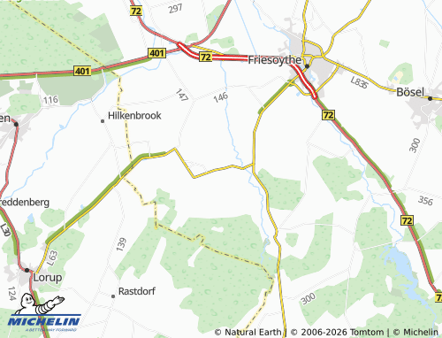 Carte MICHELIN Neuvrees - ViaMichelin