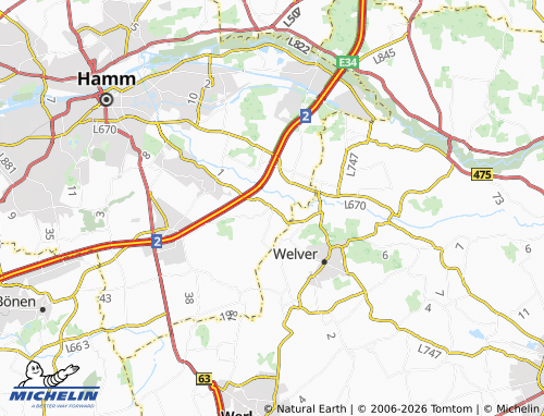 MICHELIN Süddinker map - ViaMichelin
