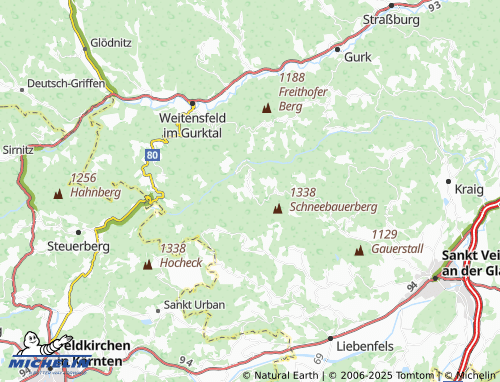 MICHELIN Steinbichl map - ViaMichelin