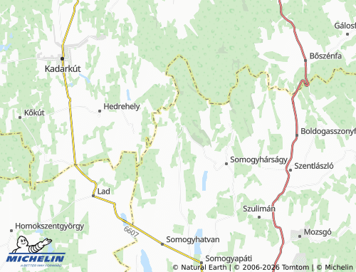 MICHELIN-Landkarte Vásárosbéc - ViaMichelin