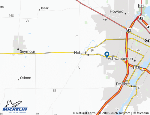 Kaart MICHELIN Oneida - ViaMichelin