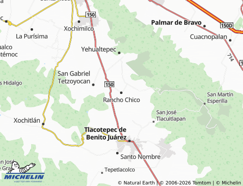Mapa MICHELIN Rancho Chico - ViaMichelin
