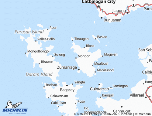 MICHELIN Monbon map - ViaMichelin