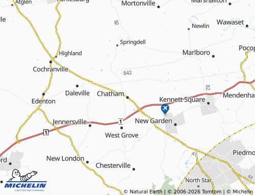 Mappa MICHELIN Chatham - ViaMichelin
