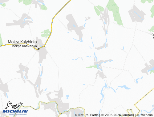 Mapa MICHELIN Korotyne - ViaMichelin