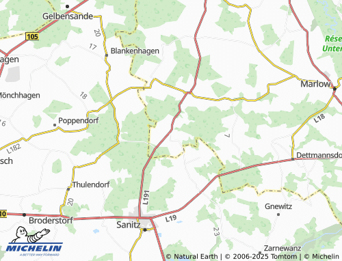 Carte MICHELIN Dänschenburg - ViaMichelin