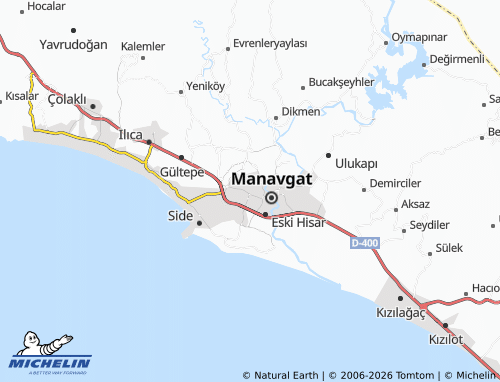 MICHELIN Kasaplar map - ViaMichelin